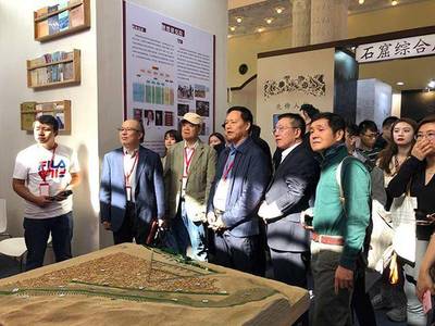 “敦煌研究院文物科技保护展”亮相上海建博会